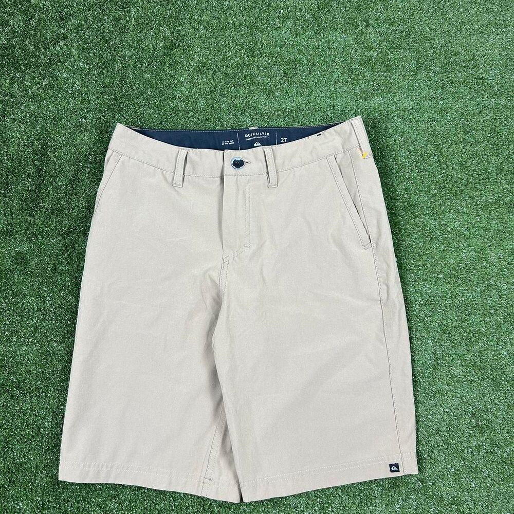 Quiksilver Men's Tan and Cream Shorts